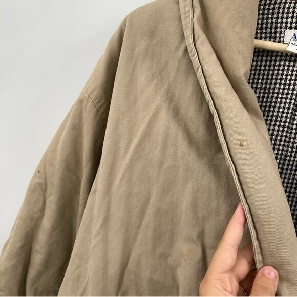 ❤️ Vintage Ann Taylor puffy gingham lined bomber jacket - Picture 4 of 8